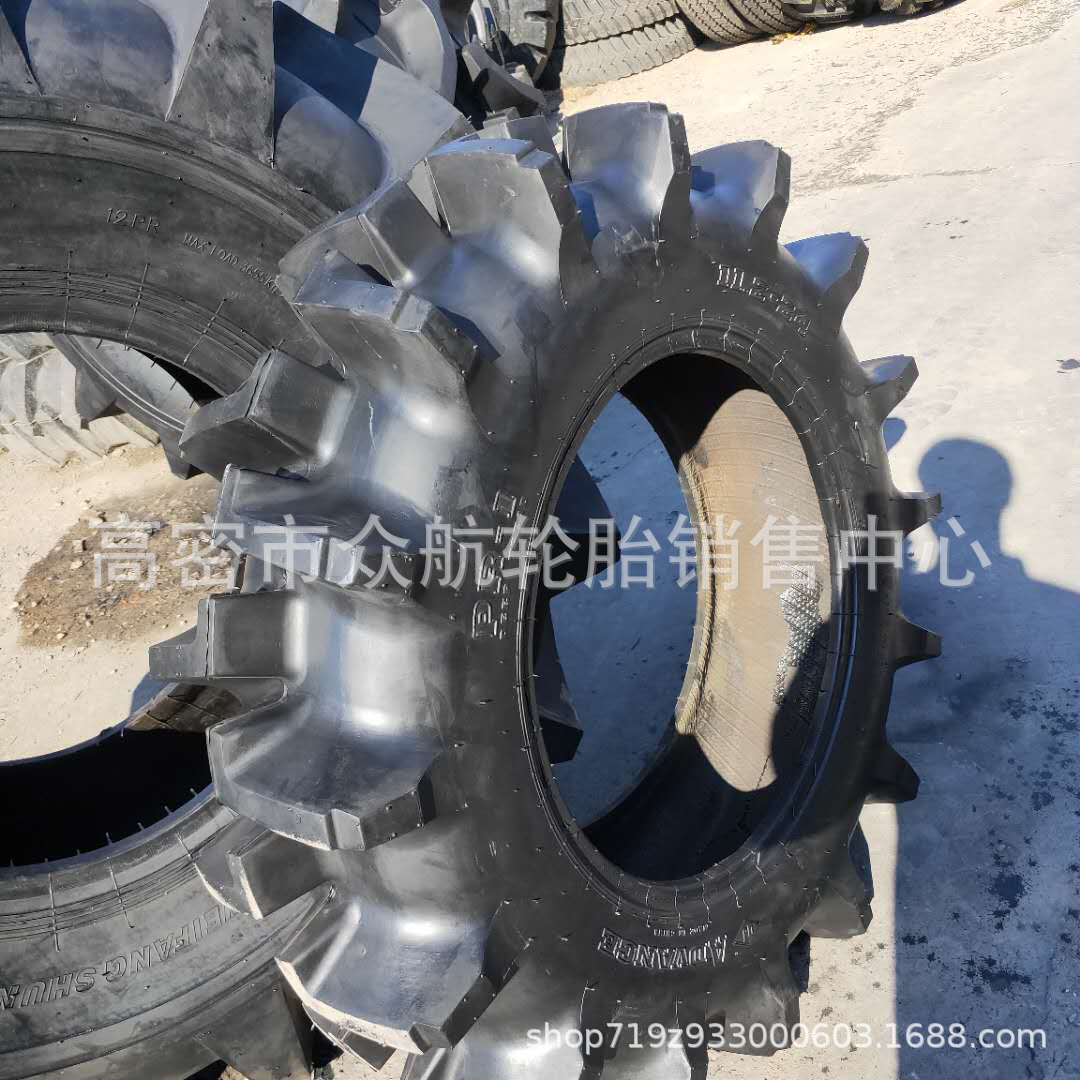 供应 11.2-24 人字农用拖拉机水田高花灌溉机轮胎农用机械轮胎