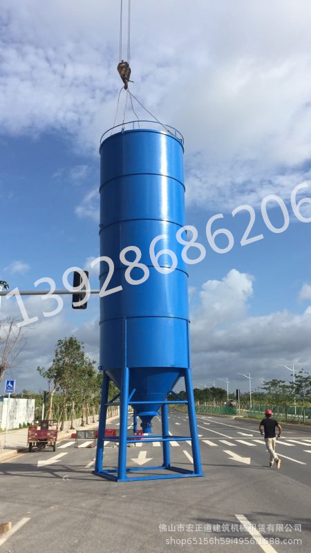 50T水泥罐、水泥罐租赁、水泥罐销售、免基础水泥罐、粉料储存罐