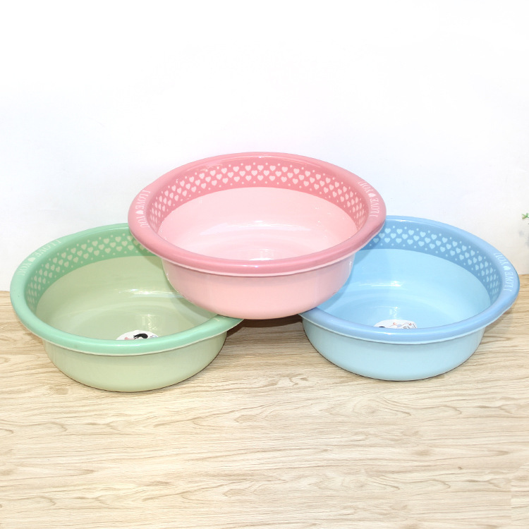 Small plastic washbasin for students for home use for laundry