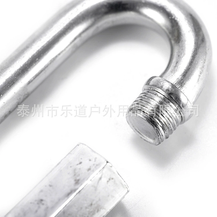 Runway-type galvanized quick connection ring Amusement rope connection hook chain buckle Meilong lock connection ring