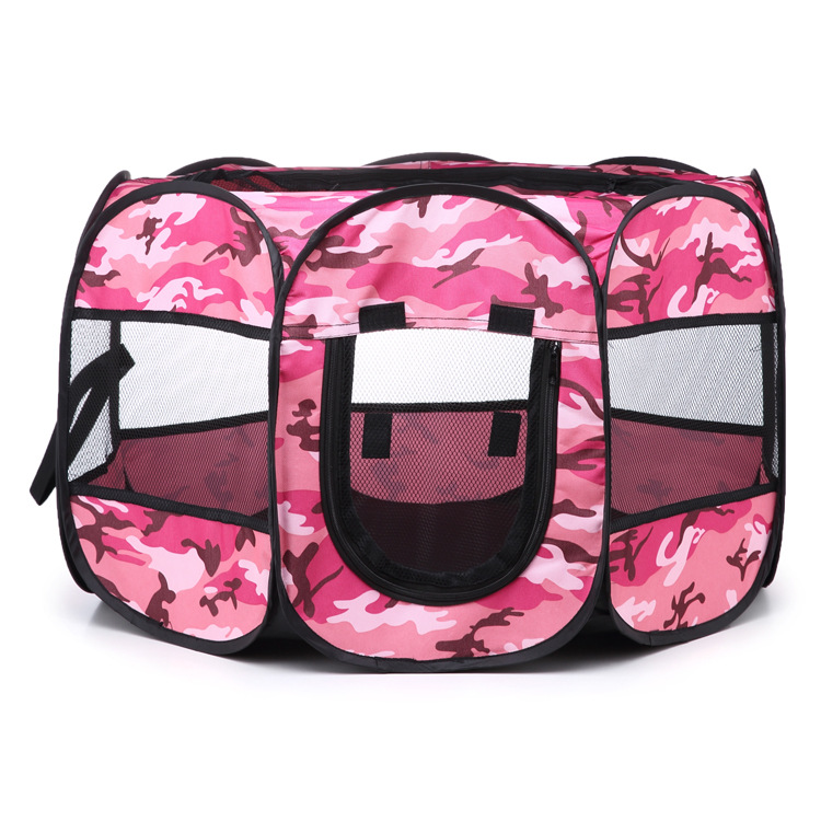 Parc pliable octogonal pour animaux tente de mise bas pour chat_voghion.com