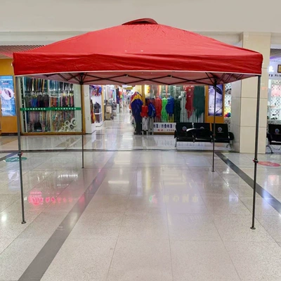 10 * 10ft canopy American folding tent quick opening and easy opening tent hollow tent car tent (Çadırlar) - red-5-8-people