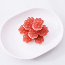 橡皮糖德國粒粒Q橡皮糖草莓葡萄多味糖果兒童軟糖零食