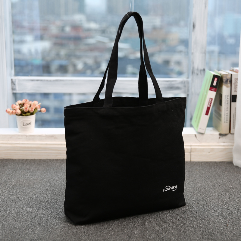 源 头 工 厂 定 做 定 制黑色热转印手提帆布袋