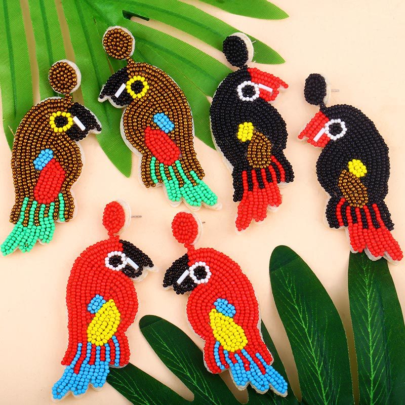 Vende Creative Mi Bead Earrings Europa Y América Bohemia Personalidad Animal Bird Earring Earrings22 display picture 7