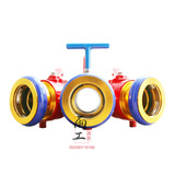 Продвижение пожарной борьбы с тремя точками воды для воды эстетическая высококачественная экспресс -производители Производитель прямой продажи шариковых клапанов