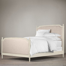 美式實木床法式仿古做舊雙人大床婚床1.8米橡木床北歐簡約卧室床