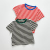 Boy Striped short-sleeved T-shirt 2019 Summer wear new pattern children stripe Versatile Short sleeved Base coat