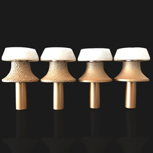 现货供应钎焊金刚石台下盆铣刀打磨石英石大理石修边机锣机磨头