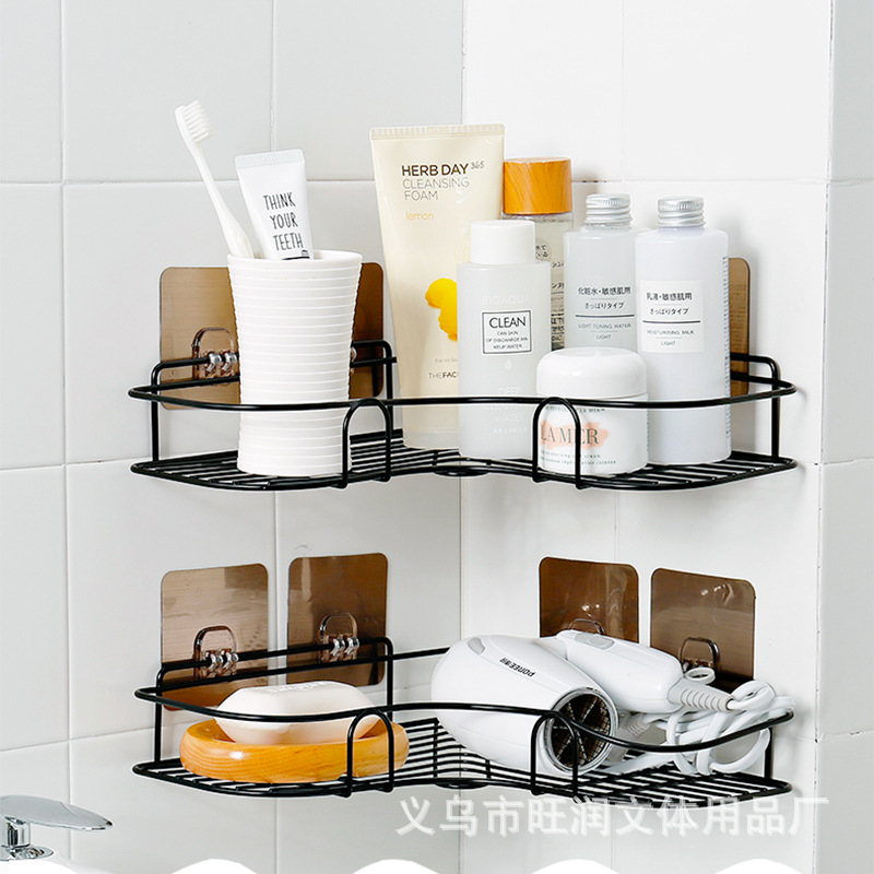 Bathroom punch-free corner racks, toilet...