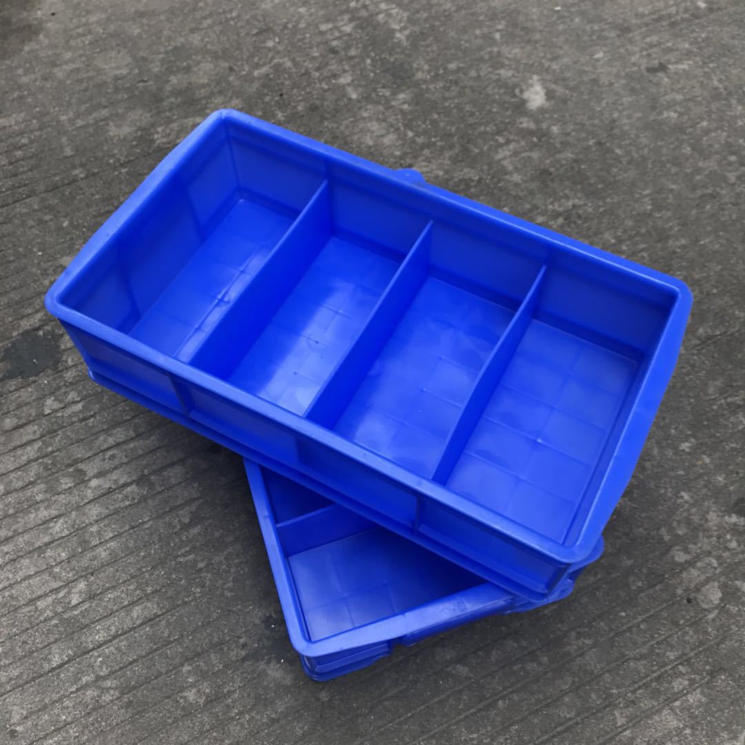 东莞供应多颜色塑料分格箱加厚分隔式物料箱工具多格零件盒物料箱