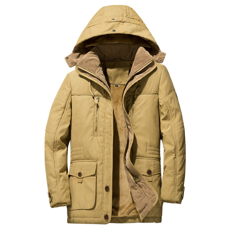 Chaqueta acolchada de algodón de marca de moda de los hombres de negocios de moda transfronteriza venta al por mayor