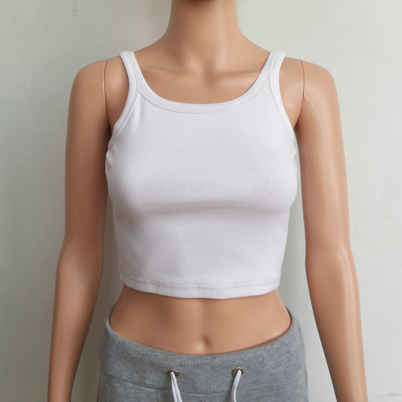 solid color cropped slim camisole NSOSY111824