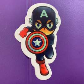 透明单张贴纸PVC潮流贴纸韩国贴纸拉杆箱贴冰箱贴纸