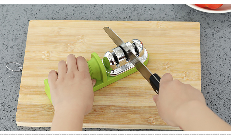 新款家用快速磨刀器廚房菜刀迷你多功能廚用刀剪具磨刀石小工具