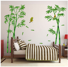 Manufacturer wholesale living room sofa TV background warm decoration study wall sticker bamboo DLX0779C mural