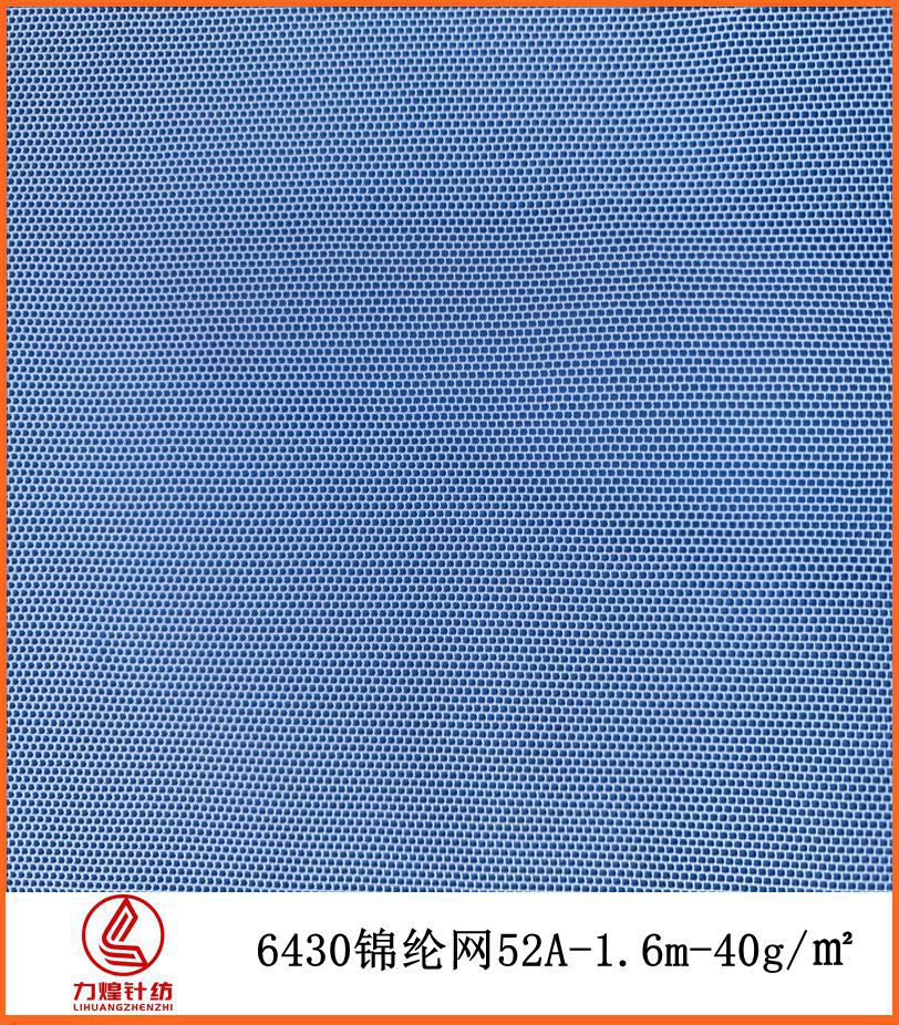 厂家直销 6430锦纶网52A 婚纱布料女装速干透气运动服料