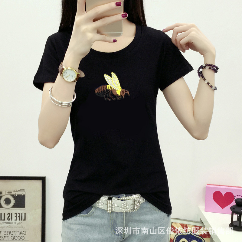 T shirt femme JUNYI TEXTILE VêTEMENTS en Coton - Ref 3314766 Image 53