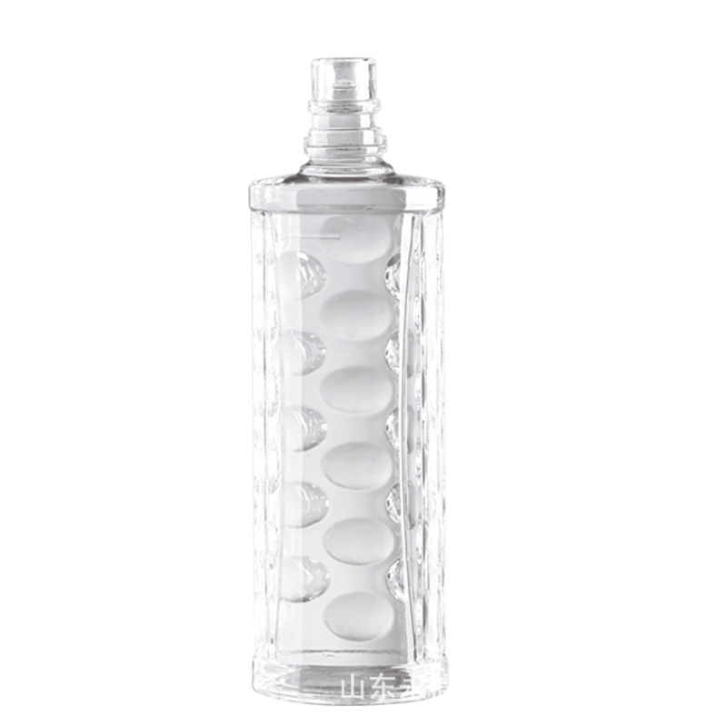 厂家出售高白料玻璃瓶白酒瓶透明玻璃威士忌洋酒瓶异形红酒瓶