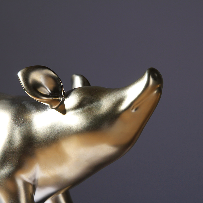 Año Nórdico del cerdo creativo sala de estar decoración americano pasillo TV gabinete vino dormitorio Hotel decoración regalo al por mayor