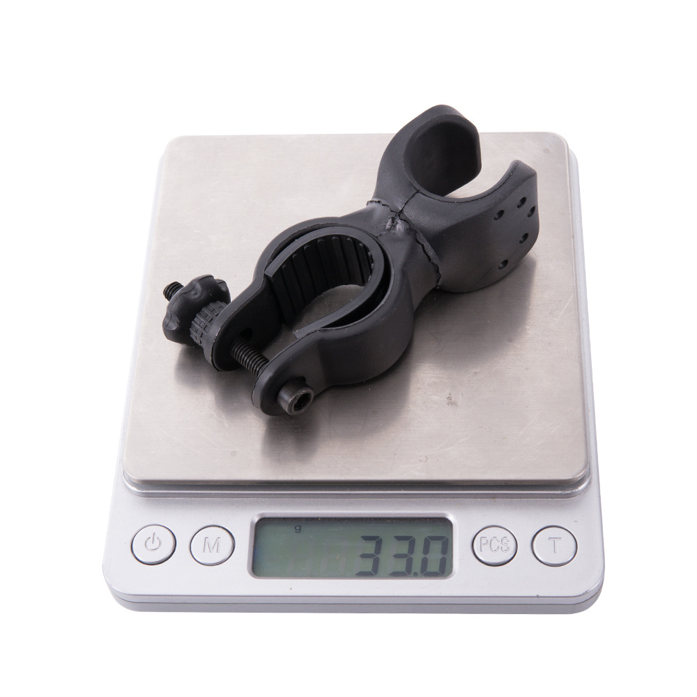 Soporte de linterna de luz fuerte Clip de coche Soporte de faro en forma de U giratorio de 360 grados Soporte de lámpara de bicicleta Clip de lámpara de bicicleta