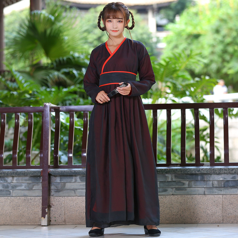 扶摇同款汉服儿童古装中国风亲子装女侠客影楼摄影武侠cosplay服