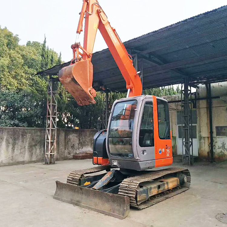 找二手日立75挖掘机 原装小型钩机价格 进口zx75小挖机出售信息