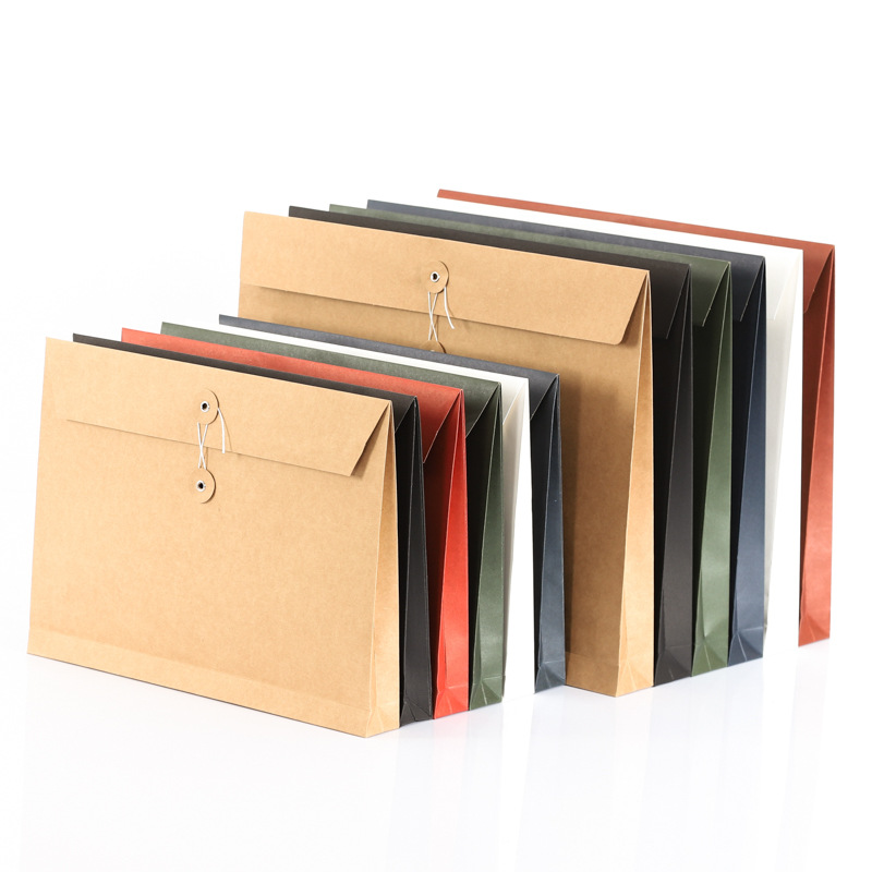 通用服装打包袋定制加厚白牛皮纸袋精美服饰包装袋批发定做可logo