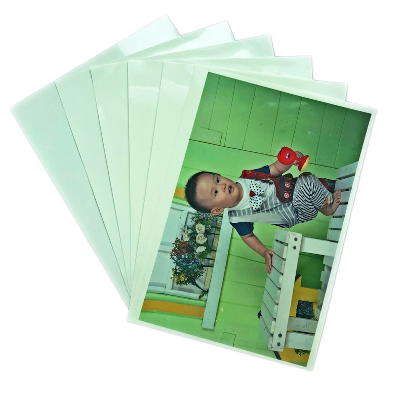 A4 adhesive luminous photo paper luminous film White background blue light green orange light purple luminous card sticker phone case logo