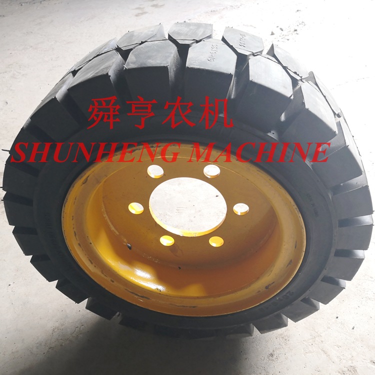 长期供应定制各种型号实心胎 压配式实心胎 配套130车桥 1061后桥