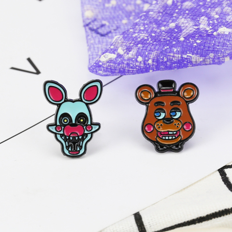 7g Weight Brooches Classification Holiday, Cocktail Party Occasion Alloy Material Animal, Cartoon Pattern Unisex Gender Enamel Design Hip-Hop, Funny Style Hip-Hop Funny Pin Animal Cartoon Alloy Enamel Unisex Brooches 10