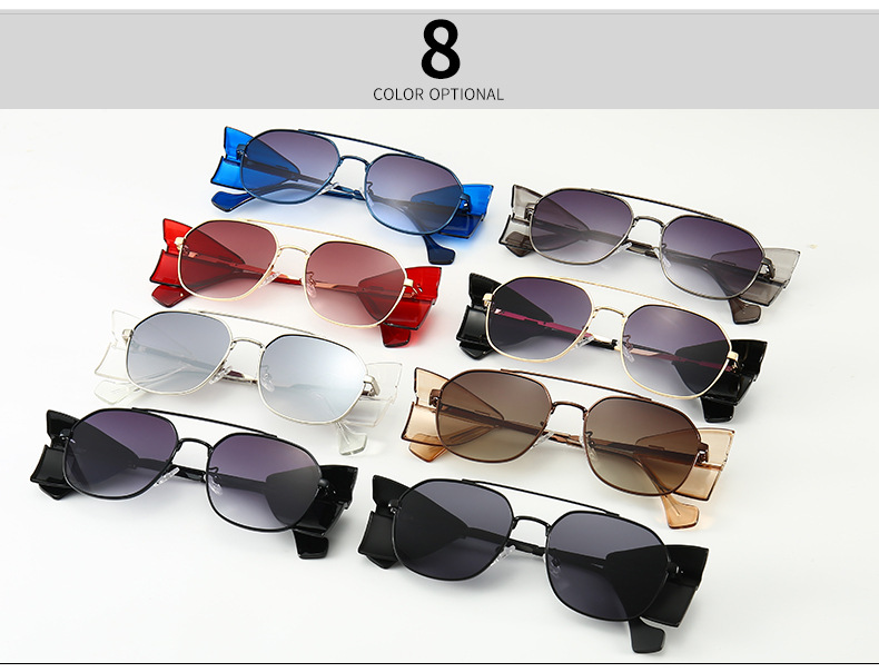 Unisex Fashion Solid Color Resin Round Frame Full Frame Sunglasses display picture 1