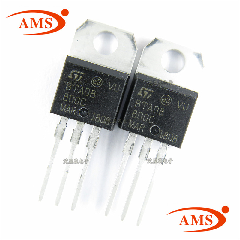 BTA08-800C 8A/800V TO-220 双向可控硅 双向晶闸管BTA08-800