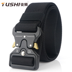 Factory wholesale 4.3cm multi-functional training outer belt nylon tactical pants belt CS work belt can be DIY