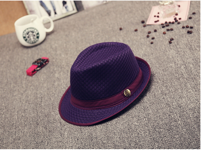 Women's Streetwear Solid Color Crimping Fedora Hat display picture 6