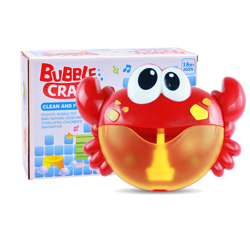 Frog Crab Bubble Machine Music Bubble Bath Bath Bubble Crab Electric Bubble Machine Toy