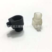 热卖尼龙欧规5100/7外牙线扣透明4分18牙 塑胶锁线扣 灯饰配件