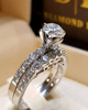 Accessory, wedding ring for beloved, wish, European style