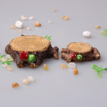 厂家直供仿真蘑菇树桩水族馆微景观组合配件多肉花盆心理沙盘游戏