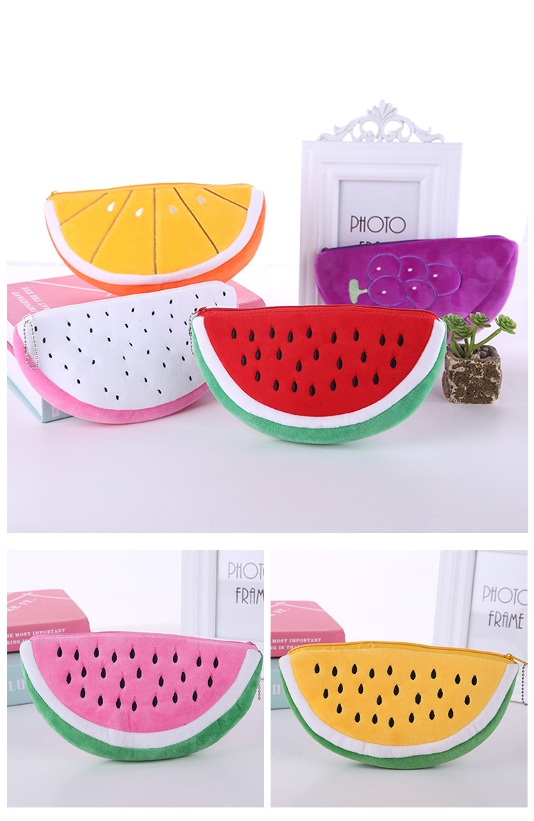 Women's Fruit Polyester Zipper Coin Purses display picture 2