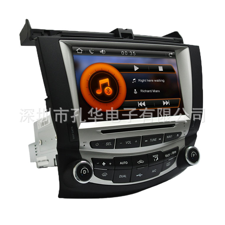 跨境热销适用于本田雅阁7代专车专用安卓DVD导航GPS带蓝牙WiFi