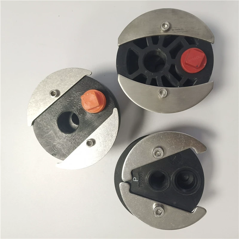 Промышленное очистка воды 4inch мембрана обратного осмоса, торцевая крышка 4inch FRP, мембранная заглушка из стекловолокна и нержавеющей стали