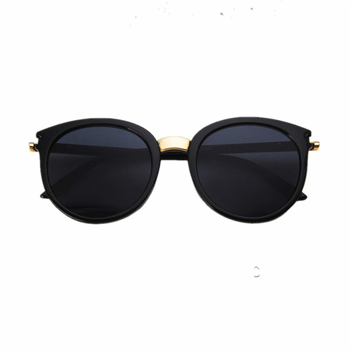 Wholesale  Fashion Korean Street Style Large Frame Sunglasses for Women, Personalized Round Frame Sunglasses