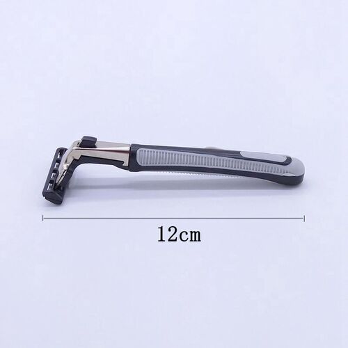 Double-blade manual razor holder, portable 1-blade holder, 6-blade box, free foam old-fashioned razor