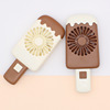 Cartoon small handheld air fan for elementary school students, ice cream