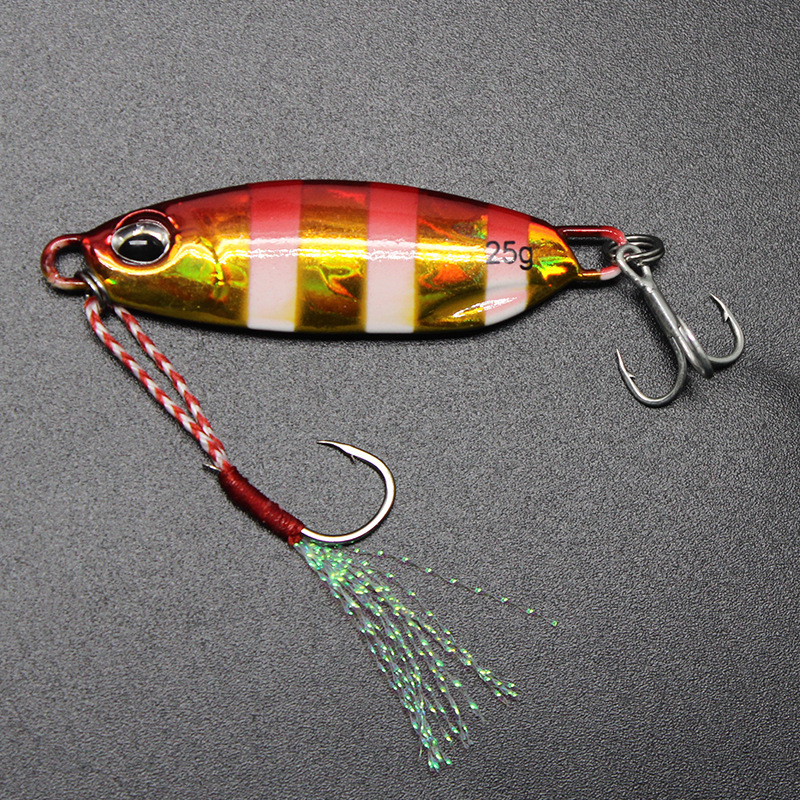 Metal Jigging Spoon Lures Wertical Jigs Fresh Water Bass Swimbait Tackle Gear