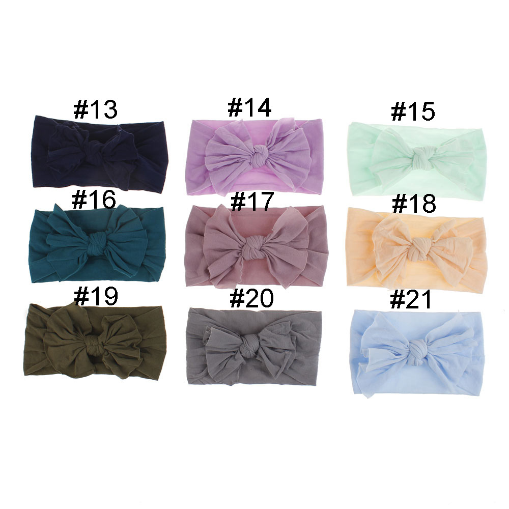 Fashion Bow Knot Nylon Bowknot Hair Band 1 Piece display picture 2