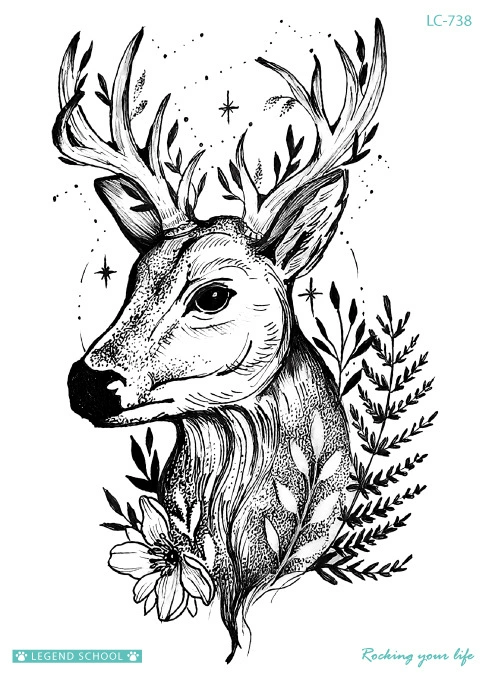 Ecological waterproof fresh summer tattoo stickers, Amazon