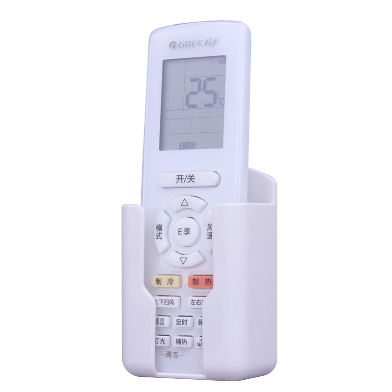 Aire acondicionado TV caja de almacenamiento de control remoto montado en la pared baño sin perforar caja de almacenamiento de cabecera titular de dormitorio montado en la pared