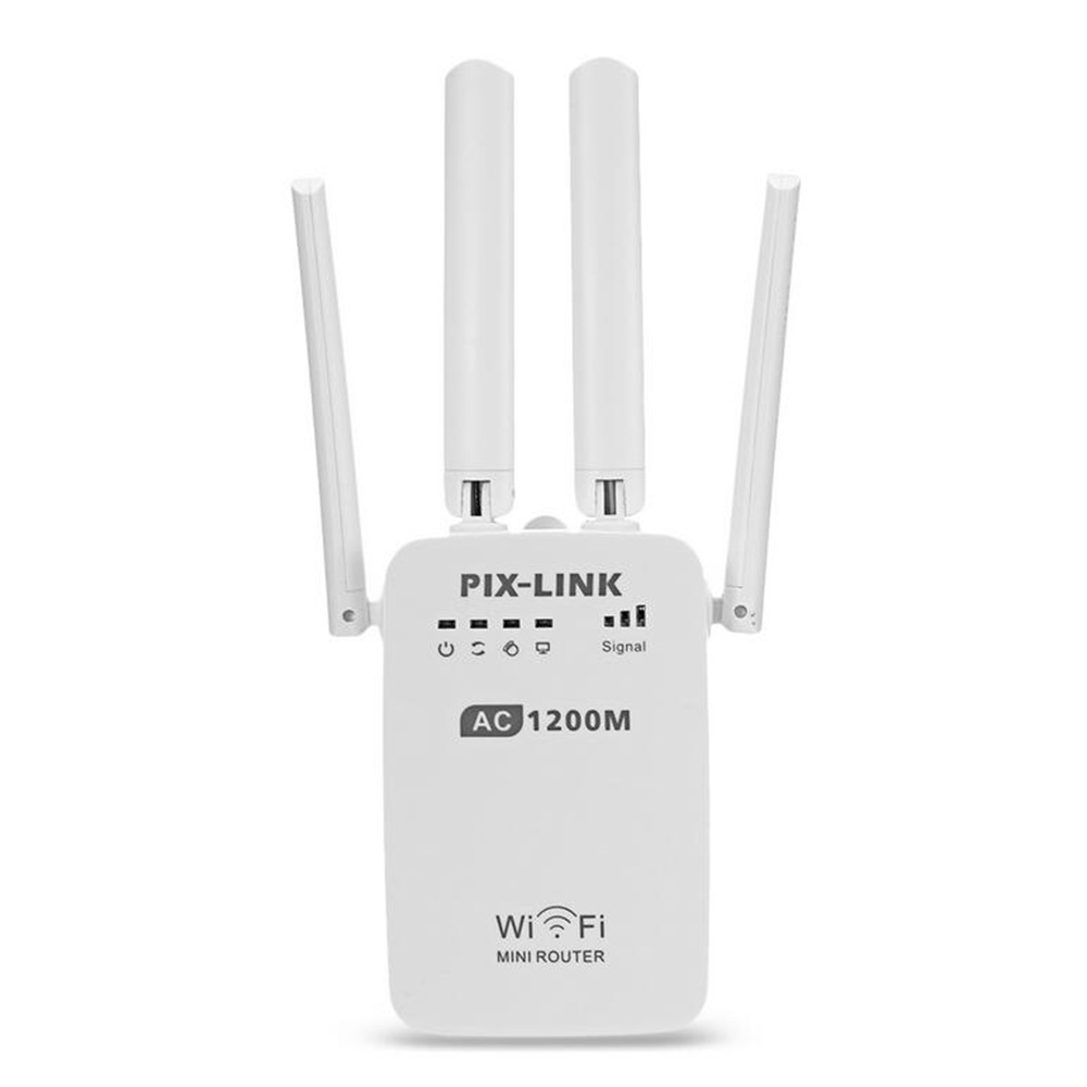 Répéteur WiFi 1200m sans fil 4 antenne double réseau - Ref 3426683 Image 1